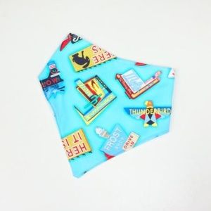 🏝 Retro Baby bandana bib baby bib